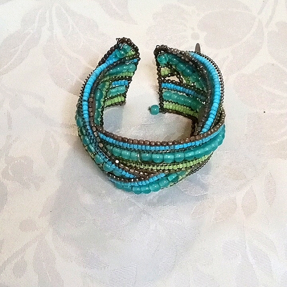 jcpenney Jewelry Beaded Cuff Bracelet Poshmark